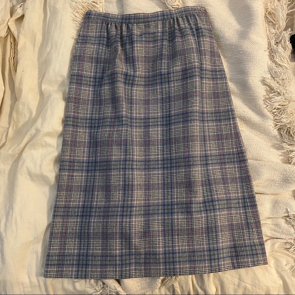 Pendleton Wool Pencil Skirt